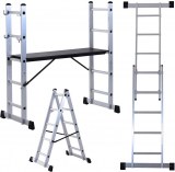 KRAFT MULLER Lot d'échelles télescopiques multi-fonctions en alu de 5.6m