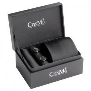 SET HOMME CRAVATE NOIRE