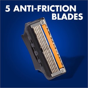 Gillette ProGlide Lot de 4 recharges de lames de rasoir pour homme, avec 5 lames anti...