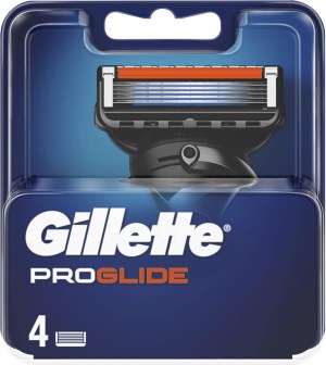Gillette ProGlide Lot de 4 recharges de lames de rasoir pour homme, avec 5 lames anti...