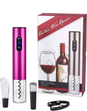Ouvre-Bouteille Électrique Tire-Bouchon Rechargeable Décapsuleur AutomatiqueSet