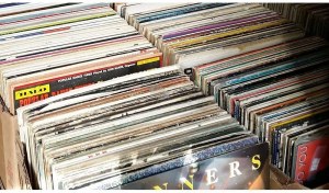 1 PALETTE DE LIVRES,DVD,VINYLE GARDE MIXE