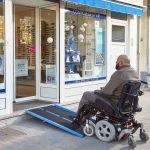 Rampe d'accÃ¨s pliable aluminium