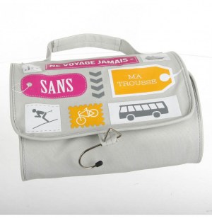 Trousse de voyage indispensable - décorée