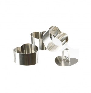 Formes de présentation coeur - lot de 3 - emporte pièce