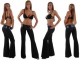 Pants with Belt noir avec ceinture