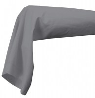 Taie de traversin - gris souris - 85 x 185 cm
