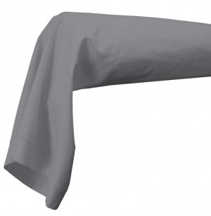 Taie de traversin - gris souris - 85 x 185 cm