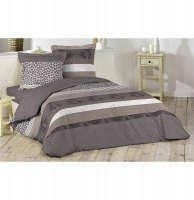 Parure de couette 100% coton 57 fils - 220 x 240 cm - serpentine