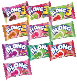 BLONG chewing gum Display 40pcs avec Bonne date 07 2022