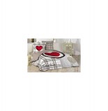 Parure de couette 100% coton - 220 x 240 cm - love mountain