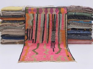 LOT DE 398 TAPIS NEUFS 100% LAINE FAITS MAIN