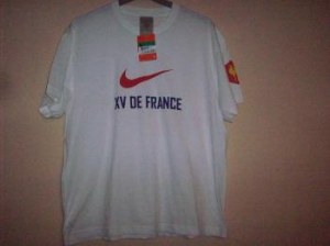 T-shirts nike  XV de France.