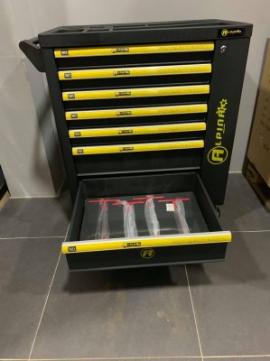 Servante D'atelier 7/7 PRO ALPINA + 419 Outils CHROME Vanadium