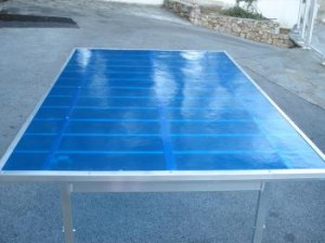 VEND TABLES ALUMINIUM NEUVES (FORAIN)