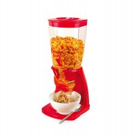 Distributeur de céréales - rouge - grand verseur petit déjeuner