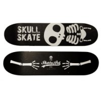 Etagère skateboard murale - skull - décoration murale skate art