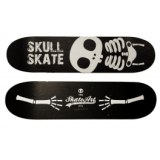 Etagère skateboard murale - skull - décoration murale skate art