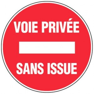 DESTOCKAGE Panneau signalétique