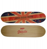 Etagère skateboard murale grand modèle - london - décoration mural