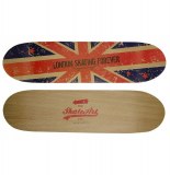 Etagère skateboard murale grand modèle - london - décoration mural