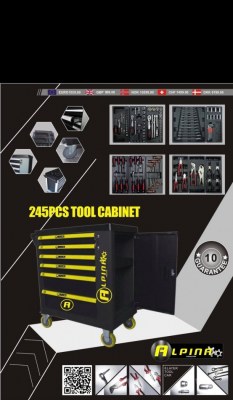 SERVANTE D'ATELIER ALPINA NEUVE complète + outillages/6tiroirs+1