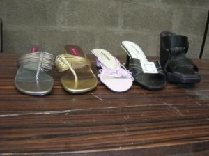 Lot chaussures été femme