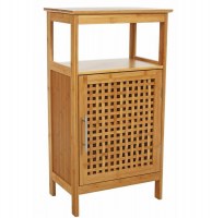 Meuble de salle de bain en bambou - haut + 1 porte