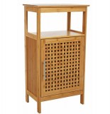 Meuble de salle de bain en bambou - haut + 1 porte