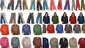 Lot 652 Vêtements Artisanat Népal Import Chemises Sarouels Grossiste Revendeur Marché