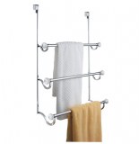 Porte serviettes en inox 3 étagères - installation par suspension -