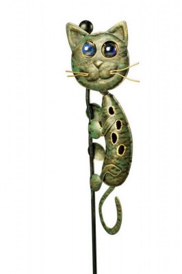 Lot de 2 Tiges Métallique "Chat"