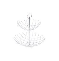 Corbeille à fruit 2 niveaux - double panière à fruits