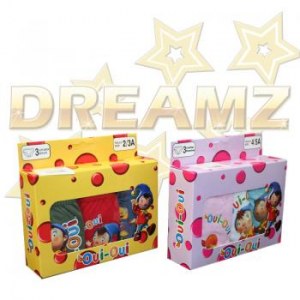 Lot de 250 boîtes de 3 slips fille/garçon OUI-OUI