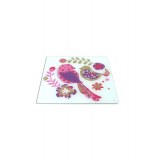 Dessous de plat en verre - décoration de table oiseau - pioupiou