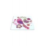 Dessous de plat en verre - décoration de table oiseau - pioupiou