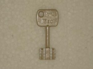 Clef ébauche pour verrou