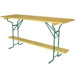 Table comptoir pliante