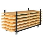 Chariot pour transport de tables