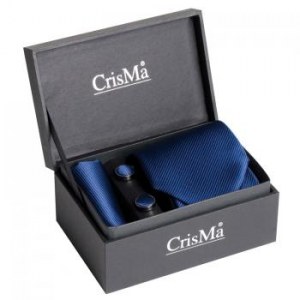 SET HOMME CRAVATE BLEU MARINE