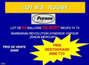 MEGA DESTOCKAGE RUGBY