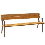 Banc fonte et bois Nordik