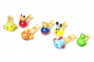 Lot de 7 Flûtes pour Siffler "Animaux"