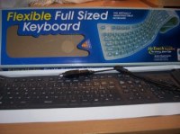 Clavier flexible en silicone AZERTY