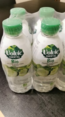 Eau VOLVIC Bio Menthe Concombre Basilic