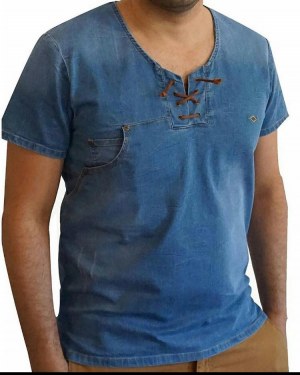 Liquidation denim t-shirt