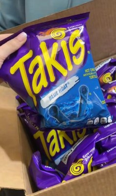 Takis Blue Heat, Takis Volcano,Takis Fuego 90g