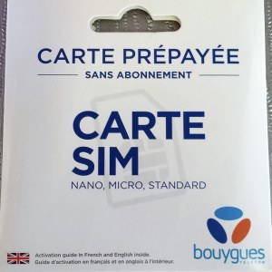 CARTE SIM BOUYGUES TELECOM