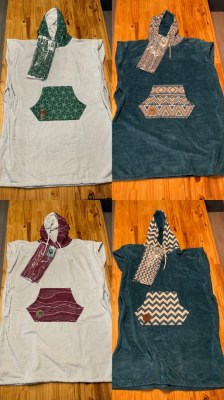 Lot de ponchos serviettes