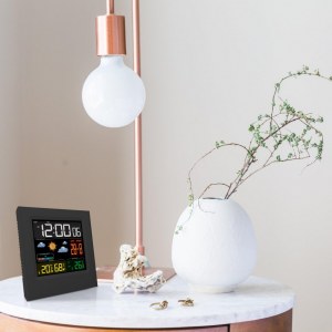 HYGROMÈTRE + CAPTEUR DE STATION MÉTÉO LED SANS FIL S672